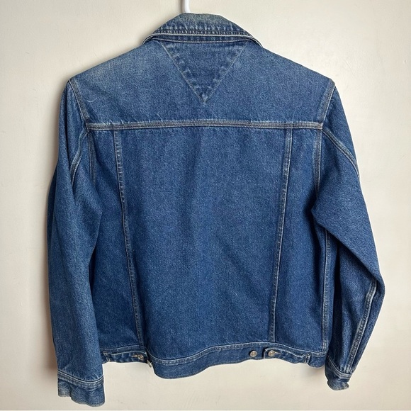 Vintage 90s Tommy Jeans Jacket Men's Size Medium or Women's Size Large Cotton - Picture 3 of 10